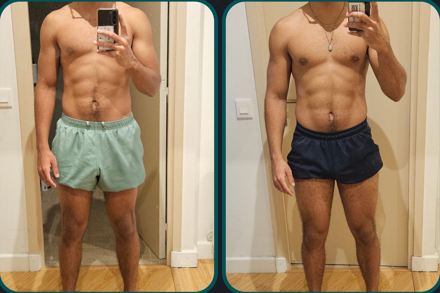 Before and after comparison for a private client, reference 029