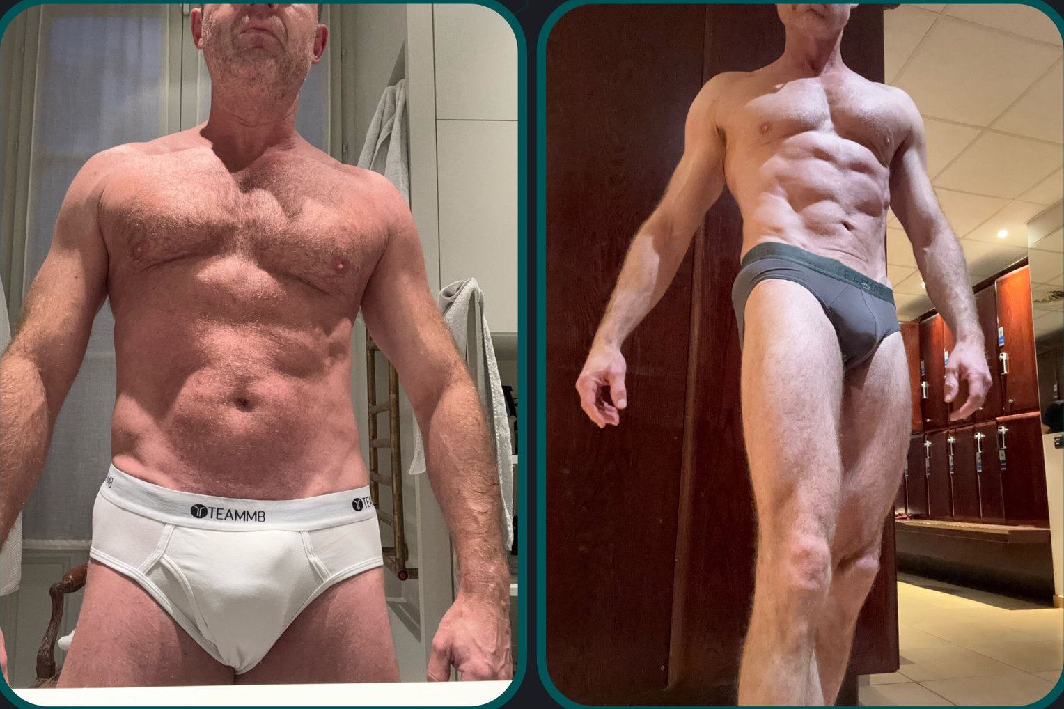 Before and after comparison for a private client, reference 033